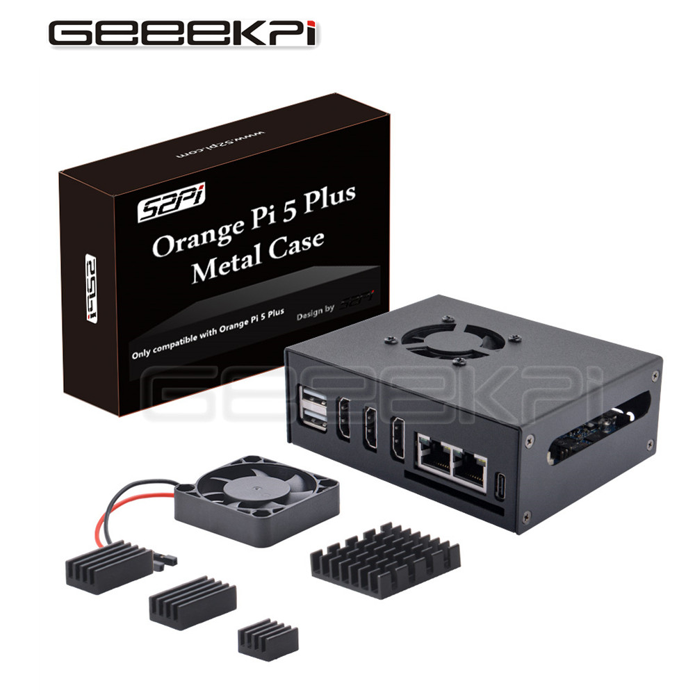 Orange Pi 5 Plus 32Gb - Caixa GeeekPi Orange Pi 5 Plus